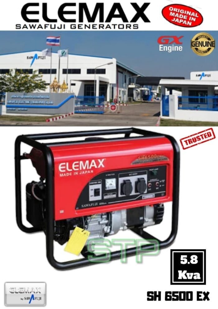 Elemax Honda Genset SH 6500 EX