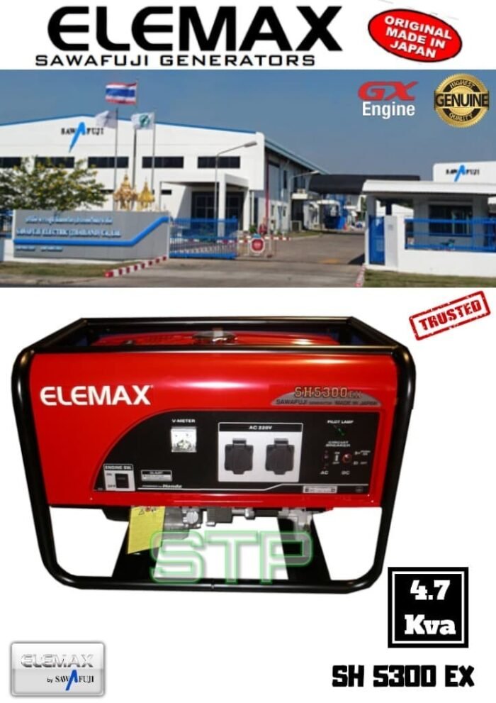 Elemax Honda Genset SH 5300 EX