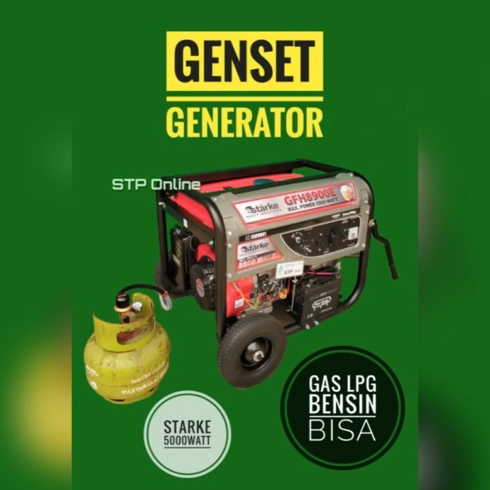 STARKE GAS LPG 5000W GENSET GENERATOR GFH8900E