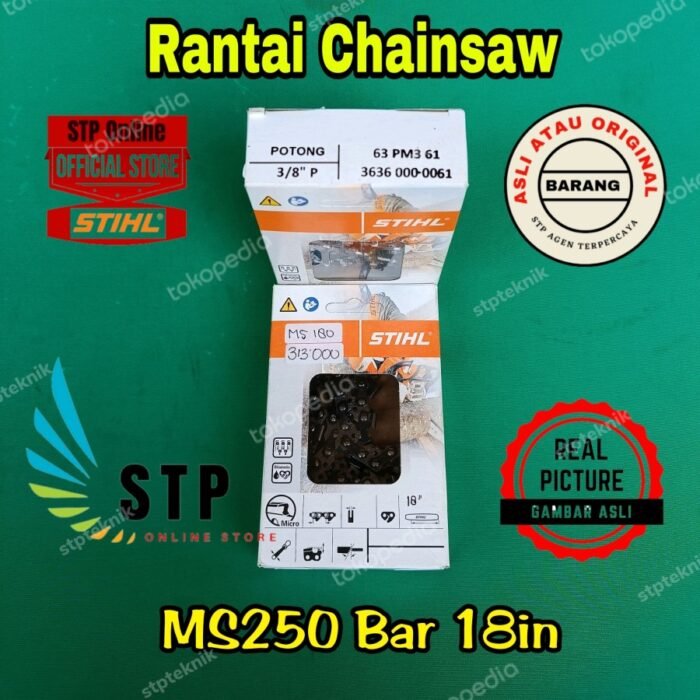 RANTAI SENSO CHAIN SAW MS-250 18 INCH STIHL ORIGINAL