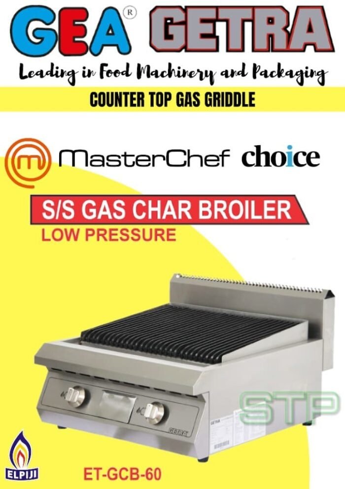 Getra S/S Gas Char Broiler ET-GCB-60