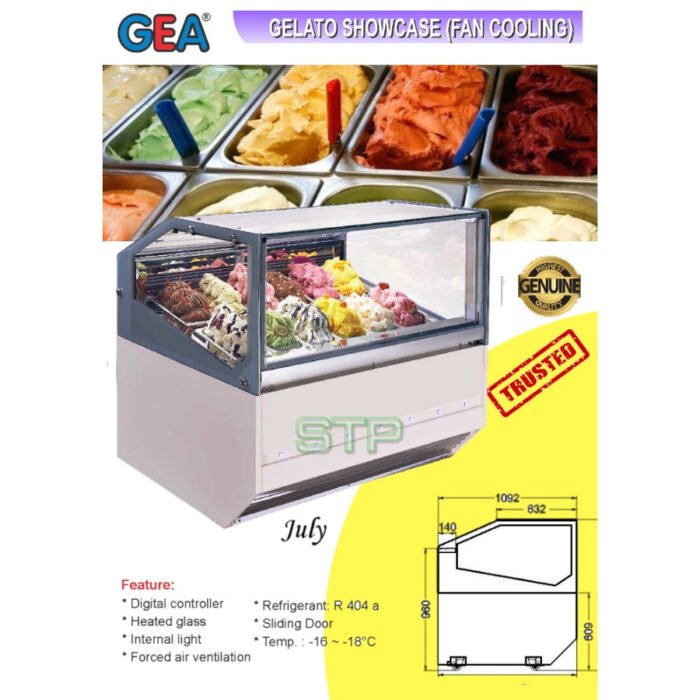 July-18 Gea Gelato Showcase (Fan Cooling)
