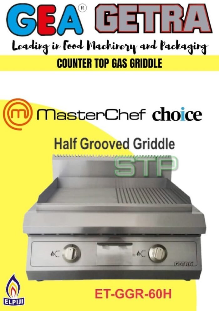 Getra Half Grooved Griddle ET-GGR-60H