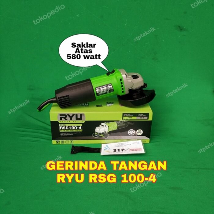 RYU MESIN GERINDA TANGAN RSG 100-4 ANGLE GRINDER 4" - Gambar 3