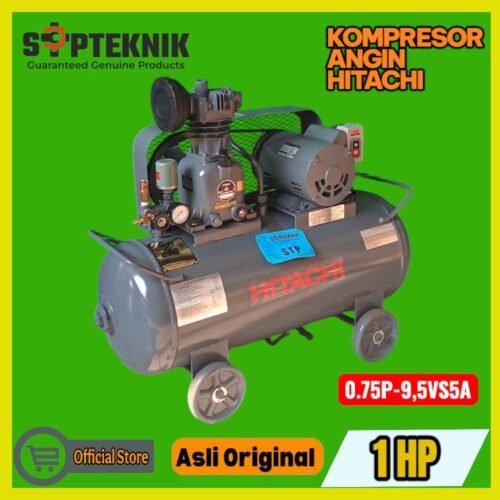 Kompresor Angin 1HP Hitachi (0.75P-9,5VS5A)
